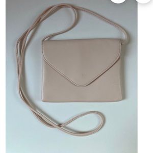 Pink crossbody envelope bag